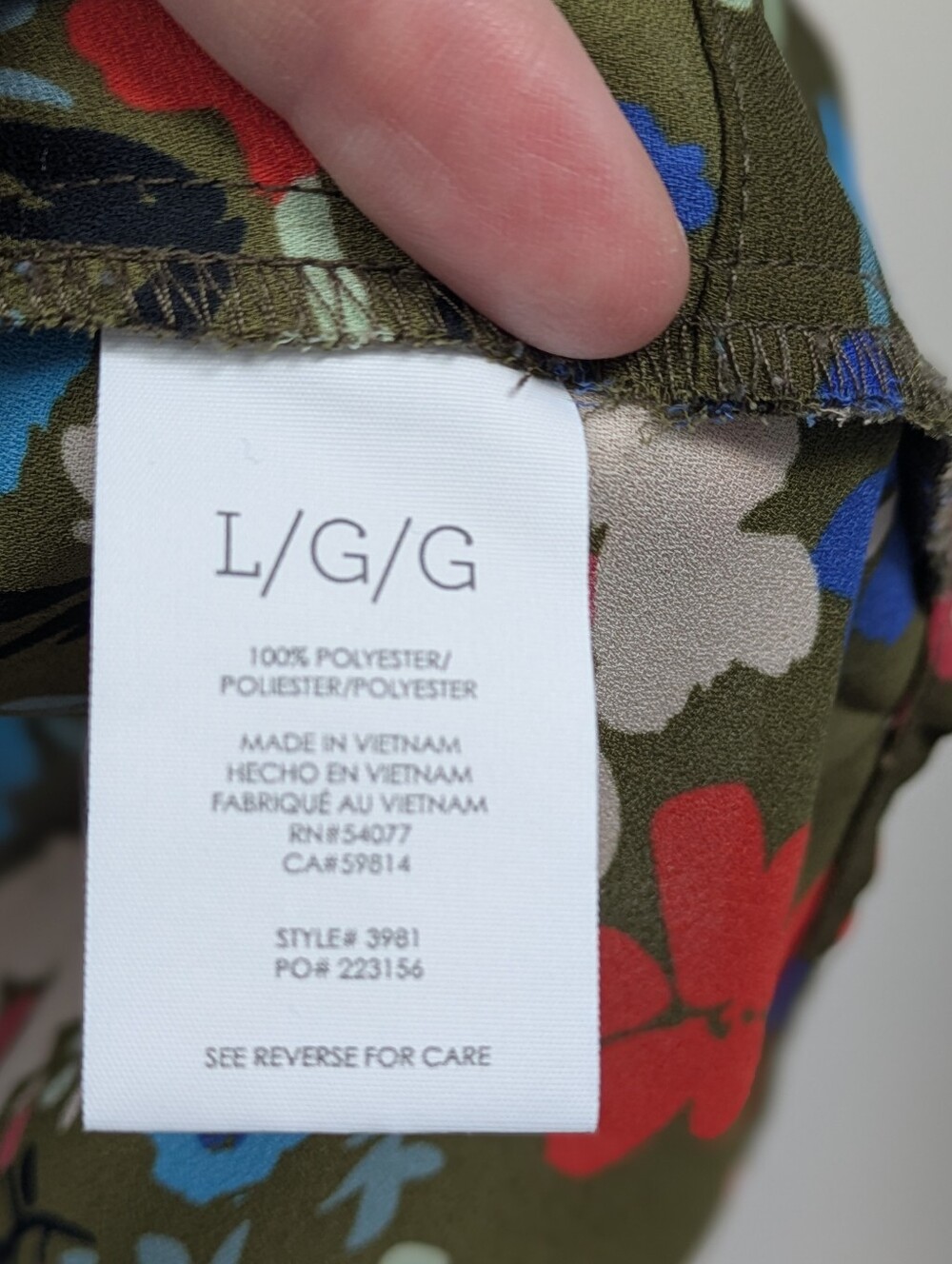 CAbi Wildflower Sleeveless Top - Picture 6 of 6